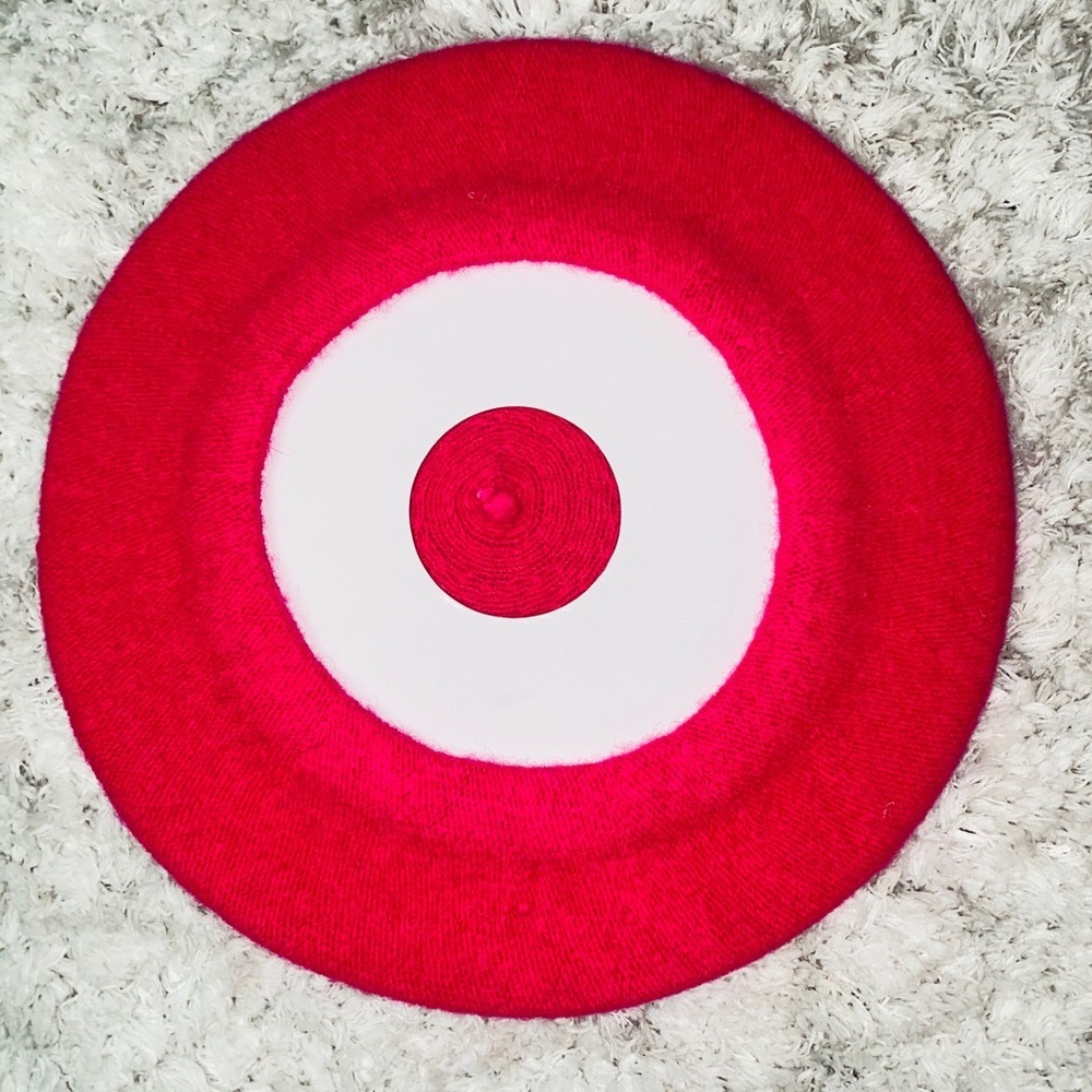 CALL ME LOVELY Gorgeous Red Wool French Beret - Picture 5 of 5